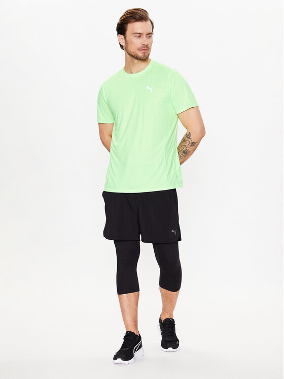 Puma Koszulka techniczna Run Favorite 523150 Zielony Regular Fit ...