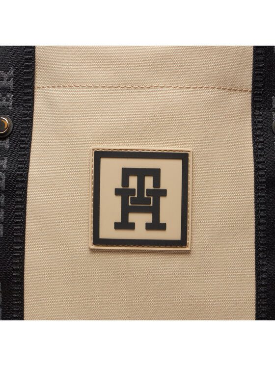 Tommy Hilfiger Tommy Hilfiger Handtasche Th Sport Luxe Tote AW0AW15732 Weiß