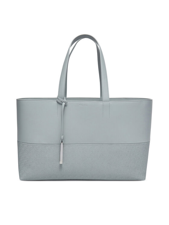 Geantă Calvin Klein Ck Mixmedia Shopper_Mono K60K613166 Gri