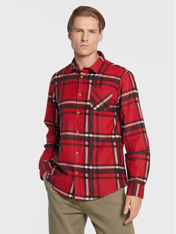 Camicia MSH-69ARNAULT Rosso Regular Fit