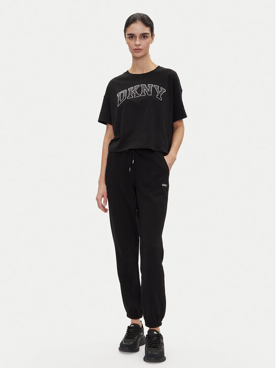 DKNY Sport DKNY Sport T-Shirt DP5T1223 Černá Regular Fit