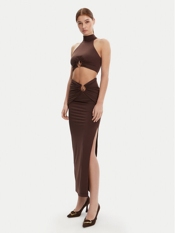Bardot Bardot Fustă maxi 59024SB Maro Regular Fit