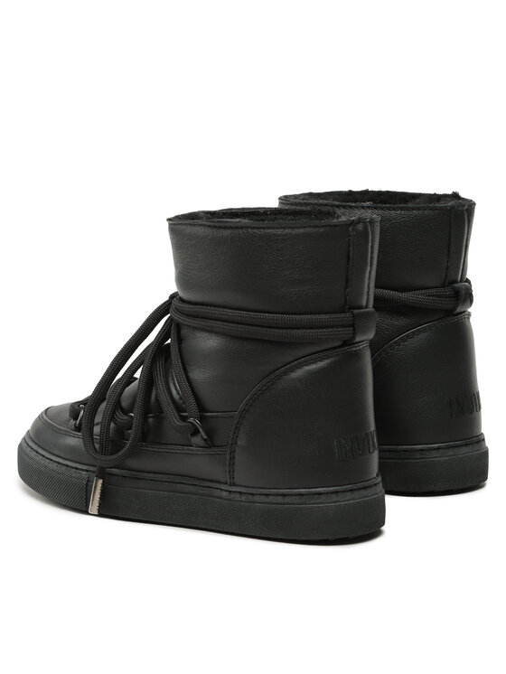 Inuikii Inuikii Čizme za snijeg Full Leather 75202-087 Crna