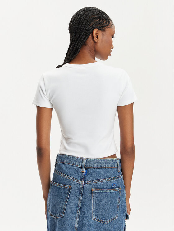 HUGO Hugo T-shirt Delanor 50512000 Bijela Slim Fit
