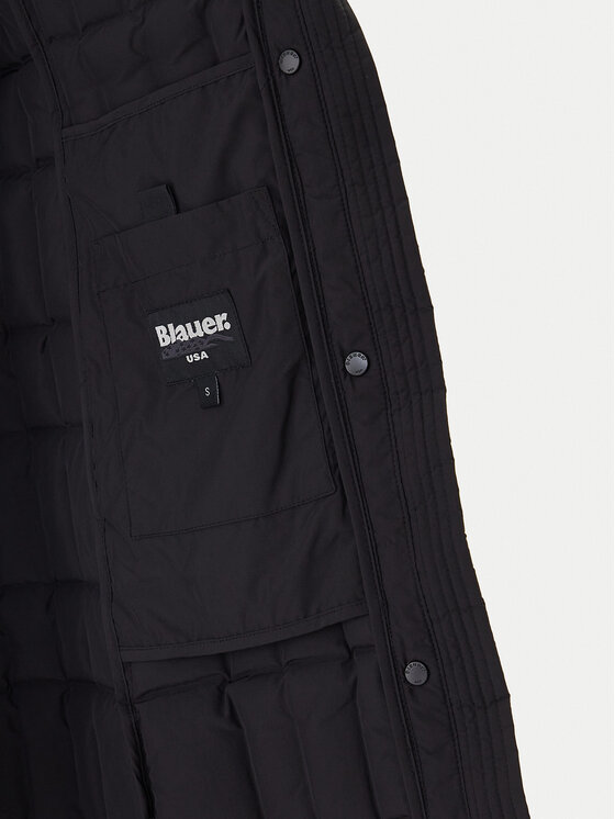 Blauer Blauer Пухено яке Impermeabile 25WBLDK03230 Черен Regular Fit