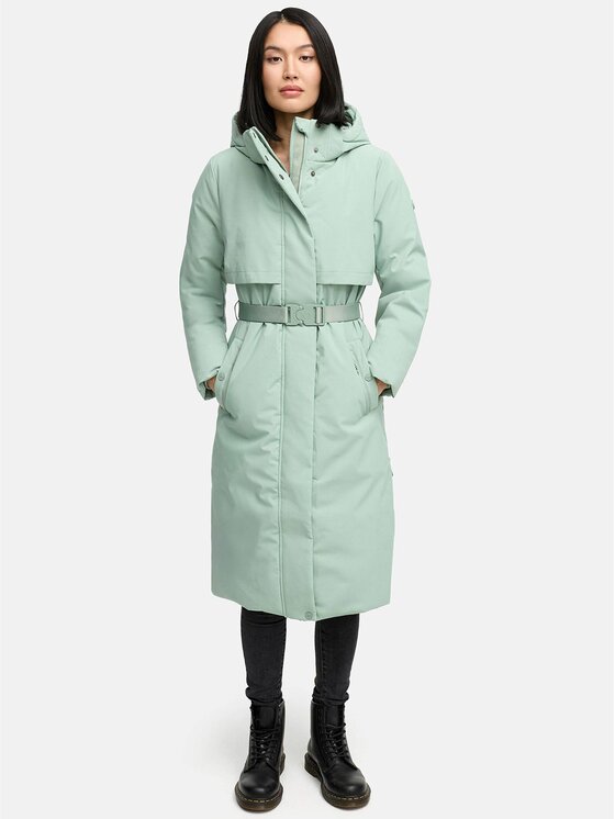 Navahoo Navahoo Kurtka zimowa Waldbummler Zielony Regular Fit