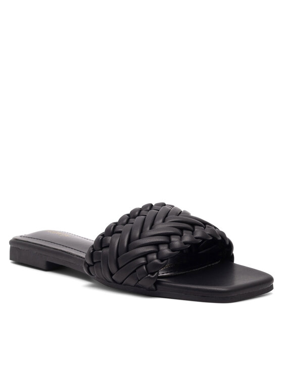 DeeZee DeeZee Pantoletten DON'T STOP ME KL-E82022-19 Schwarz