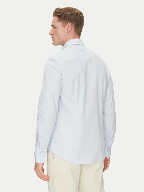 Calvin Klein Calvin Klein Сорочка K10K114301 Блакитний Slim Fit