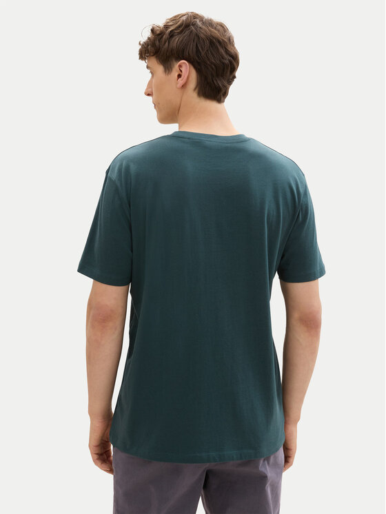 Tom Tailor Denim Tom Tailor Denim T-krekls 1043491 Zaļš Regular Fit