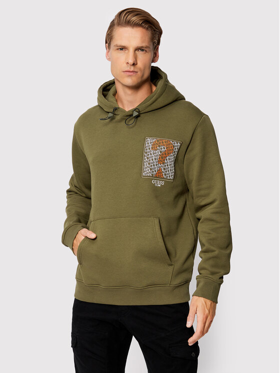 Felpa M2BQ20 KBD10 Verde Regular Fit