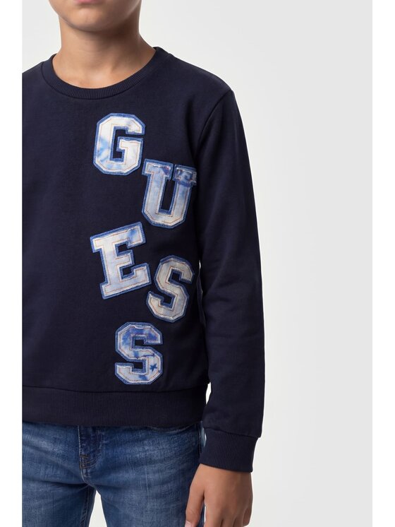 Guess Kids Guess Kids Mikina 181522 Modrá Classic Fit