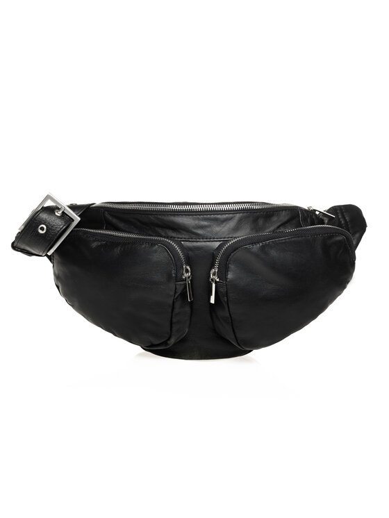 Mimika Mimika Nerka Bumbag N^4 Absolute Black&Silver Czarny