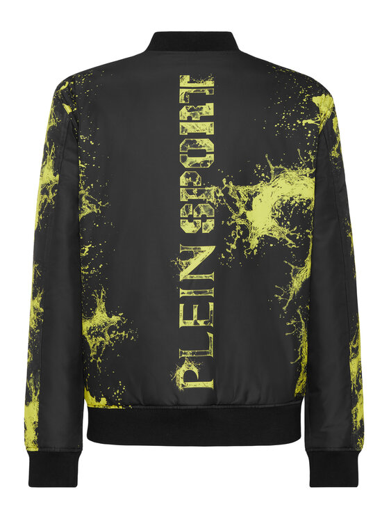 Plein Sport Plein Sport Kurtka bomber 28347 Czarny Regular Fit