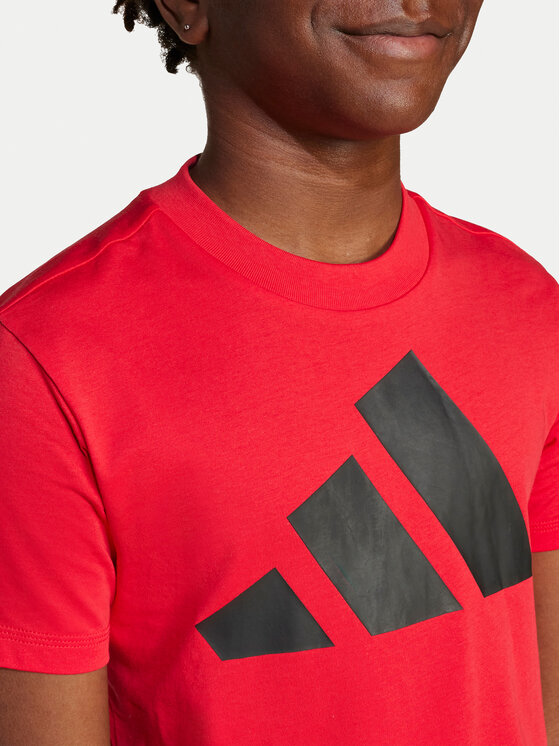 adidas adidas Тишърт Essentials JC9664 Червен Regular Fit