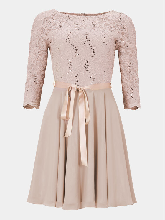 Swing Swing Sukienka koktajlowa 77761210 Różowy Regular Fit
