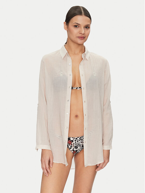 Női Ing Banana Moon, Méret: XL, Bézs, Gary Adilson HPP41