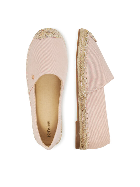 DeeZee DeeZee Espadrile Q124-1 Ružičasta