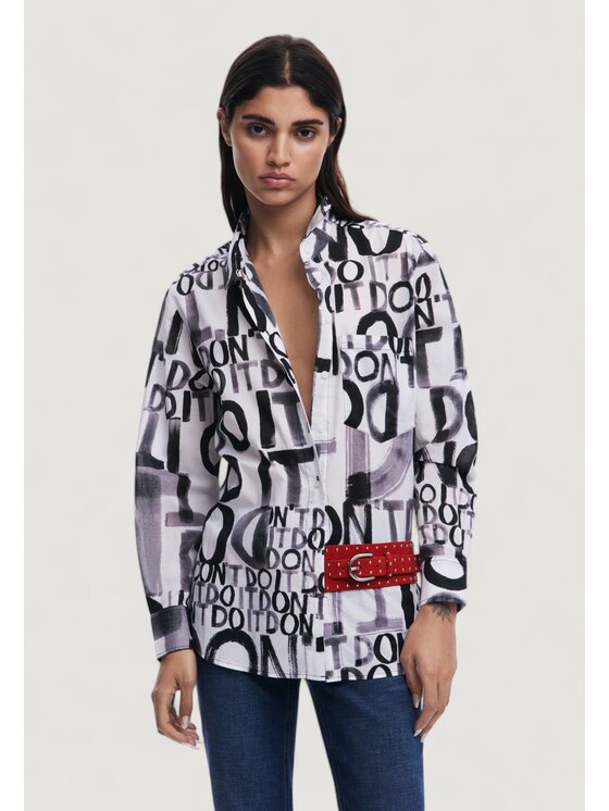Desigual Desigual Bluzka CAM_DEMÉTER Czarny To Fit