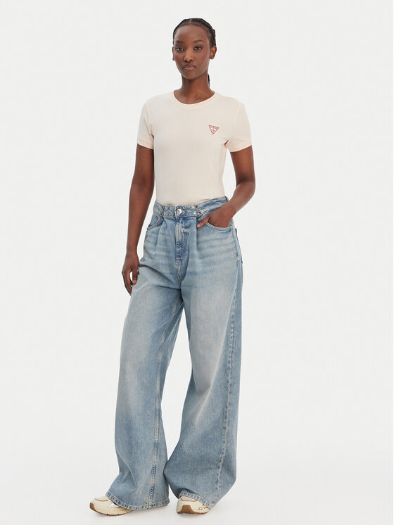 Guess Guess Тишърт W2YI44 J1314 Оранжев Regular Fit