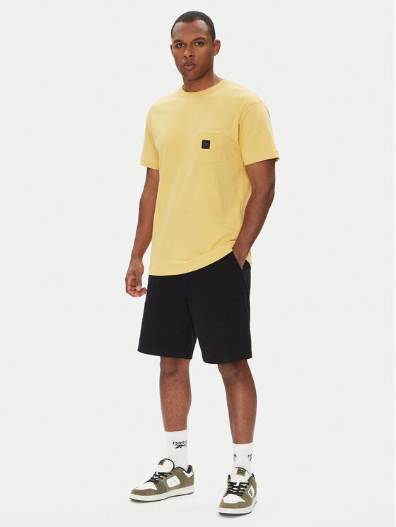 DC DC Szorty materiałowe Worker Relaxed ADYWS03087 Czarny Regular Fit