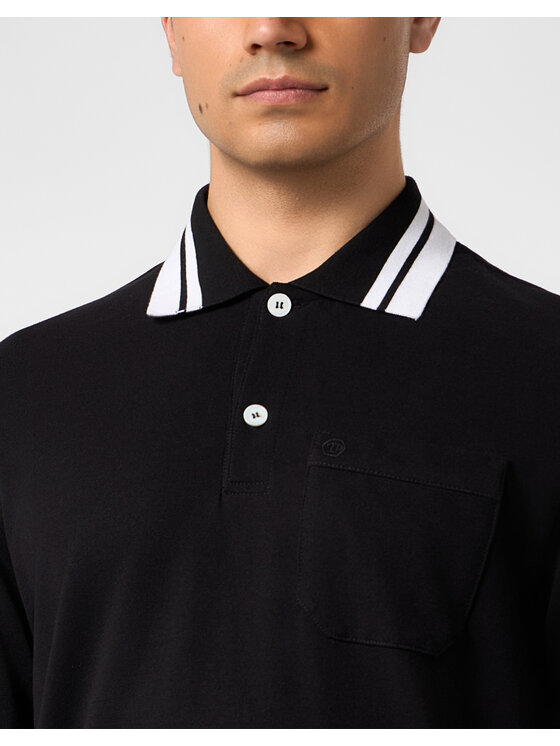 PHILIPP PLEIN PHILIPP PLEIN Polo 31303 Nero Slim Fit