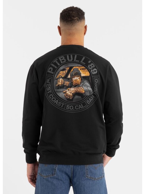 PITBULL PITBULL Bluza Bluza męska DRIVING XXL Czarny Regular Fit