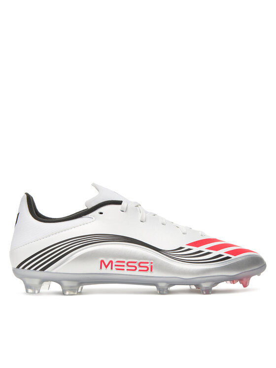 Ghete pentru fotbal adidas F50 Messi League JP7446 Alb