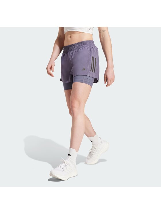 adidas adidas Szorty sportowe 141047 Fioletowy Regular Fit