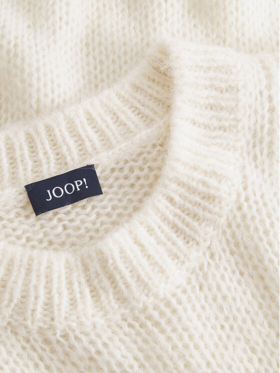 JOOP! JOOP! Pulover 58 KN58Kima 10015666 30044779 Écru Loose Fit