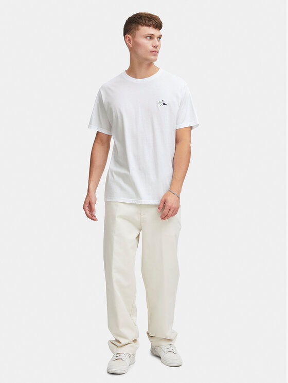 Solid Solid T-shirt Ilias 21108139 Bijela Regular Fit