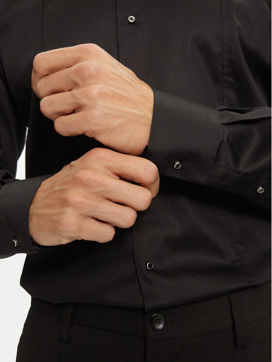 KARL LAGERFELD KARL LAGERFELD Košulja 605036 544602 Crna Modern Fit
