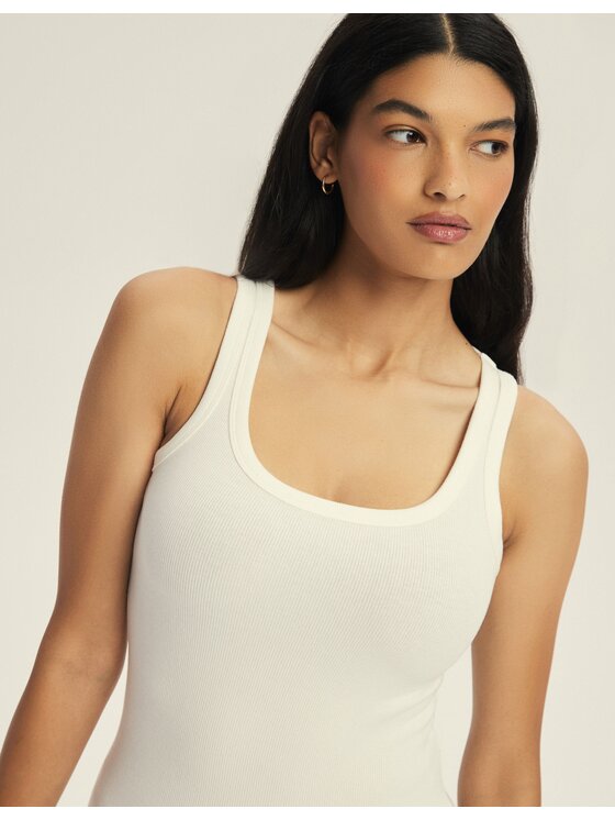 Esotiq Esotiq Top 44252 Biały Regular Fit