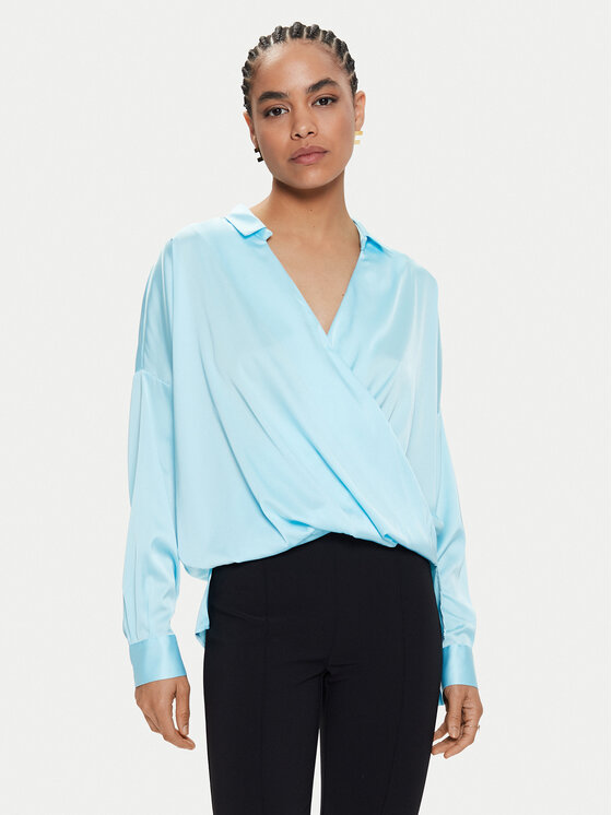 Imperial Imperial Marškiniai CJF4HDG Žydra Relaxed Fit