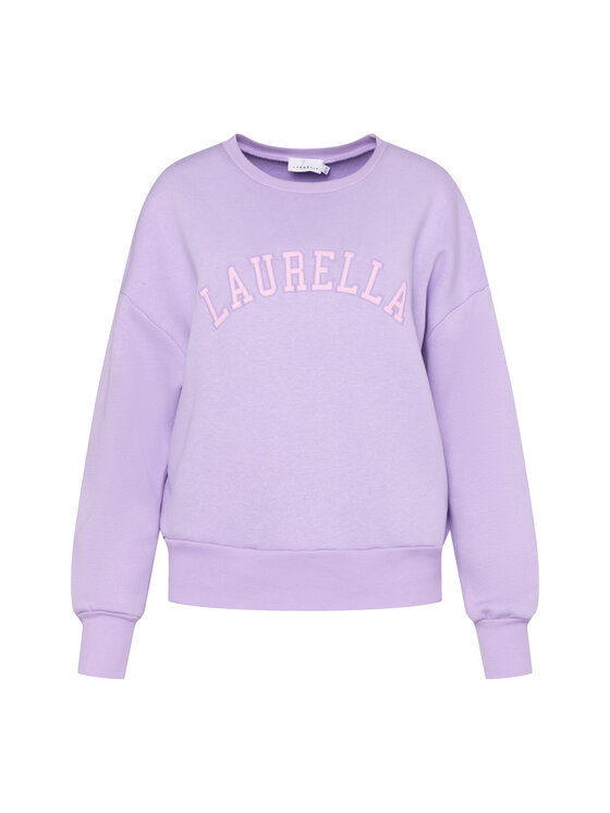 LAURELLA LAURELLA Mikina 1TU017 Fialová Regular Fit