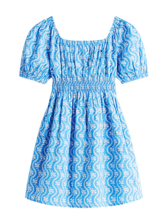Tommy Hilfiger Tommy Hilfiger Sommerkleid KG0KG08473 S Blau Regular Fit