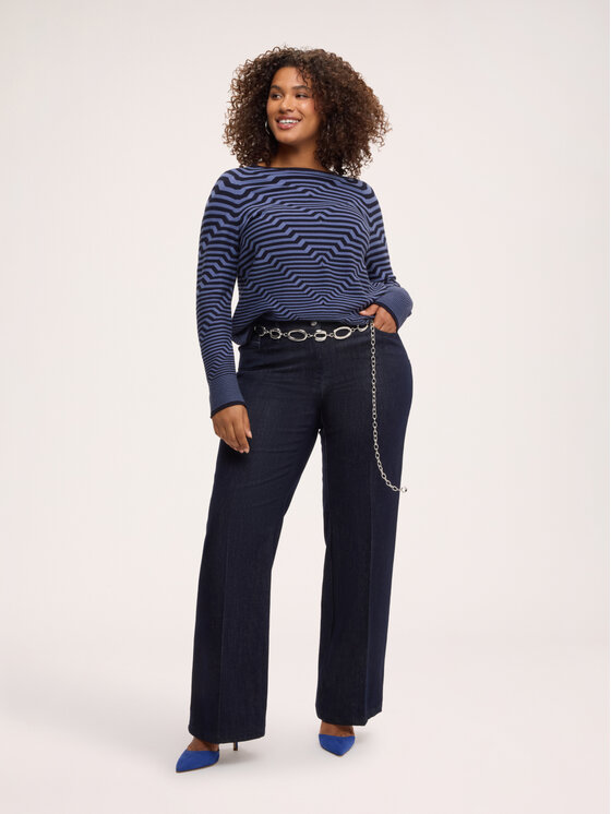 Fiorella Rubino Fiorella Rubino Maglione M447L008714N0Z4 Blu Regular Fit