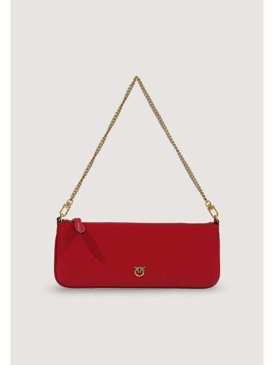 PINKO PINKO Torebka NEW HORIZONTAL FLAT VITELLO SE Czerwony