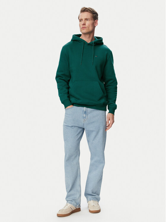 Tommy Jeans Tommy Jeans Μπλούζα DM0DM20742 Σκούρο πράσινο Regular Fit