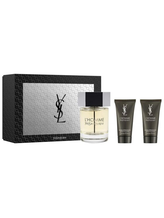 Saint Laurent Saint Laurent Yves Saint Laurent L'Homme 100ml woda toaletowa + 2x50ml balsam po goleniu Zestaw zapachowy