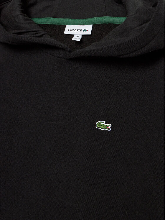 Lacoste Lacoste Bluză SJ5292 Negru Regular Fit