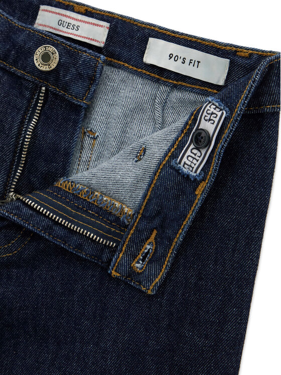 Guess Guess Jeansy J6YA04 D1211 Granatowy Regular Fit