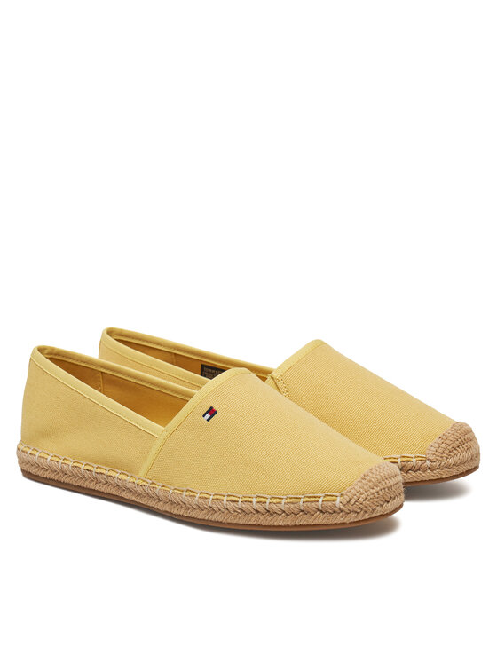 Tommy Hilfiger Tommy Hilfiger Espadrillas Flag Canvas Espadrille FW0FW08541 Giallo