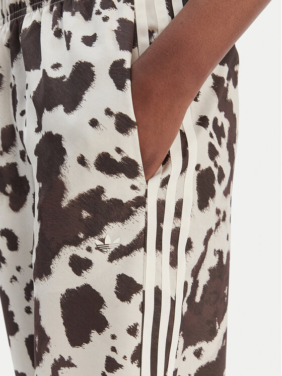 adidas adidas Donji dio trenerke Satin KA2668 Smeđa Wide Leg