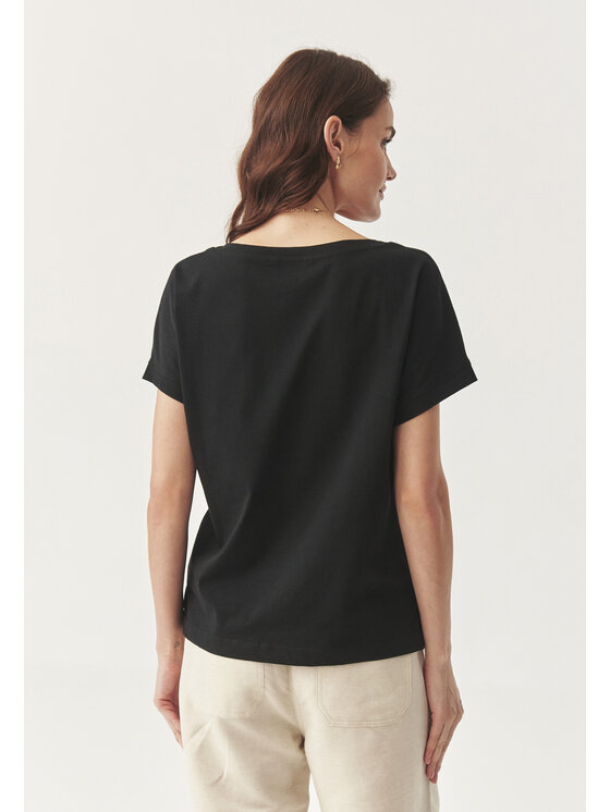 TATUUM Tatuum T-Shirt ANOKO Czarny Classic Fit