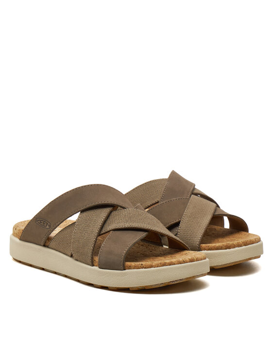 Keen Keen Pantoletten Elle Mixed 1027277 Braun