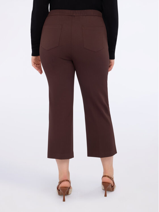 Fiorella Rubino Fiorella Rubino Pantaloni di tessuto P183L002209N022 Marrone Flare Fit