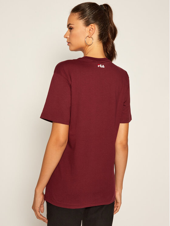 T shirt fila bordeaux 2025