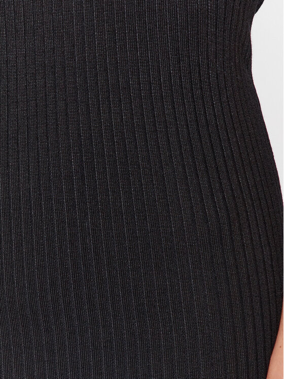 DKNY DKNY Vestito di maglia P3DUAJ29 Nero Slim Fit
