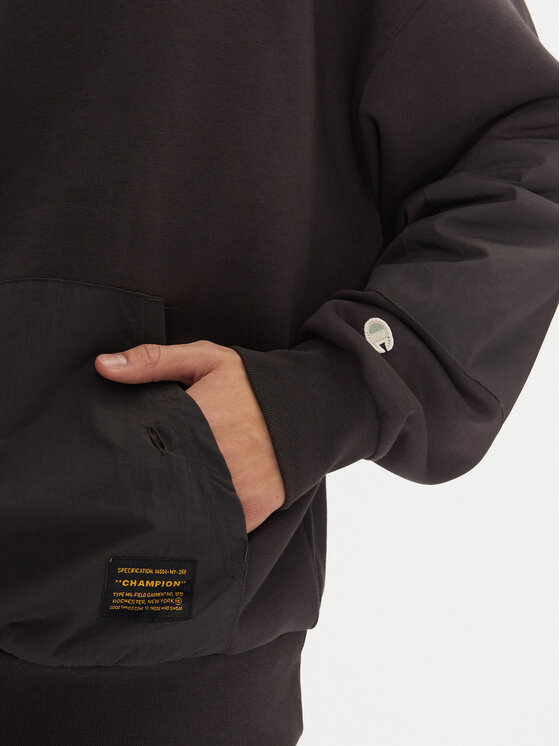 Champion Champion Majica dugih rukava 220420 Siva Loose Fit