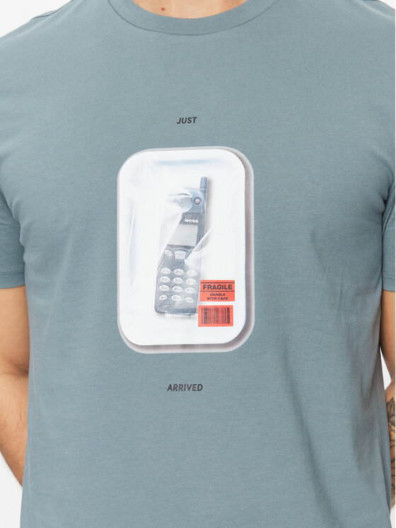 BOSS Boss T-shirt Tefragile 50503535 Plava Regular Fit